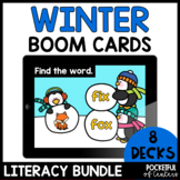 Winter Literacy Bundle Boom Cards™ - January Boom Cards™
