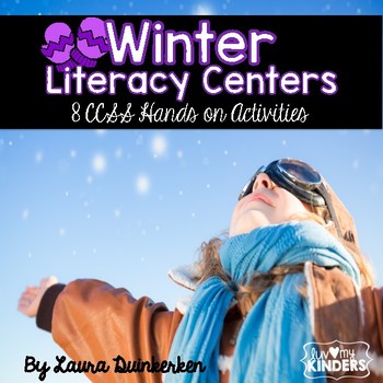 Preview of Winter Literacy Centers Common Core