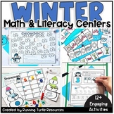 Winter Literacy Centers & Winter Math Activities BUNDLE l 