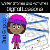 Winter Literacy Reading Comprehension 2nd grade PDF + Goog