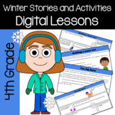 Winter Literacy Reading Comprehension 4th grade PDF + Goog