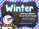 Winter Literacy Stations for 2nd/3rd
