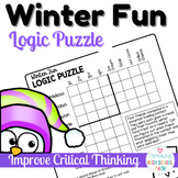 Winter Logic Puzzle Critical Thinking Fast Finisher Gifted