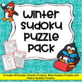 Winter Logic Puzzles Activities: No Prep Winter Sudoku Puz