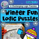 Winter Logic Puzzles - Snow Day - Brain Breaks