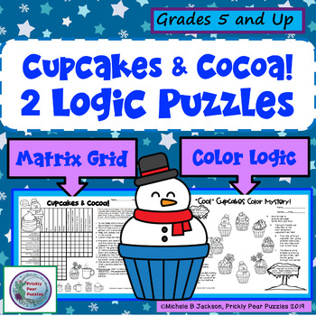 Preview of Winter Logic Puzzles - Snow Day Brain Breaks - Critical Thinking