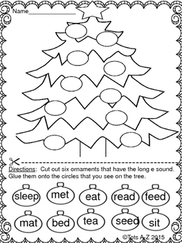 Winter Long Vowels by Tots A-Z | TPT