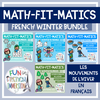 Preview of Winter MATH-FIT-MATICS Bundle - French