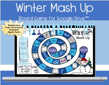 Preview of Winter Mash Up Board  Game for Google Drive™