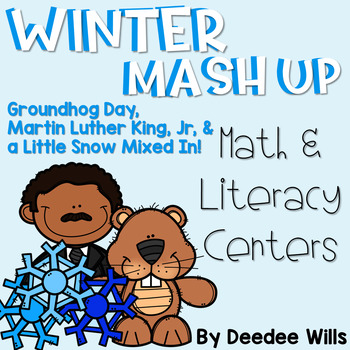 Preview of Winter Mash Up  Literacy and Math Stations-CC