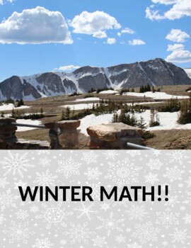 Preview of Winter Math!