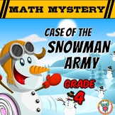 4th Grade Winter Math Activity: Math Mystery - Case of the