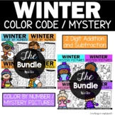 Winter Math Activities - 2 Digit Addition and Subtraction 