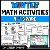 Winter Math Activities | Digital Winter Activities for 4th Grade