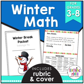 Preview of Winter Math Activities Packet