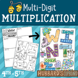 Winter Math Activities - Up to 3-digit Multiplication - Ja