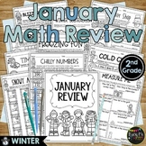 Winter Math Activities for 2nd Grade No Prep Worksheets fo