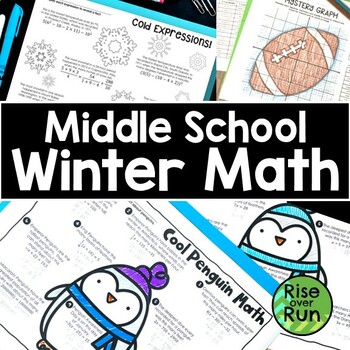 Preview of Winter Math Activities for Middle School