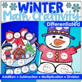 Winter Math Bulletin Board Idea - Winter Writing Craftivit