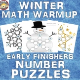 Christmas Math Activity: 8 Number Puzzles. Christmas/Winte