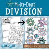 Winter Math Activity - Multi-Digit Division 4th/5th Gr. - 