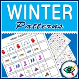 Winter Math Activity - Patterns Worksheets for Kindergarte