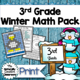 Winter Math Activity for 3rd Grade | 28 pages of Winter Ma