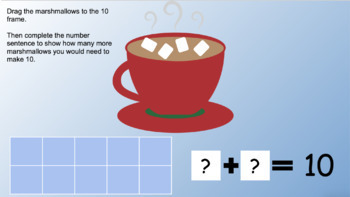 Preview of Winter Math: Addition and patterns 1-20 Distance Learning