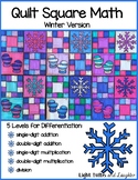 Winter Math Art - Quilt Square