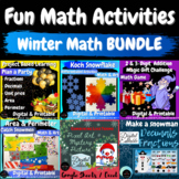 Winter Math Bundle Math & Art | Game | Project Based Learn
