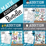Winter Math Bundle - Up to 3-digit  Addition With & Withou