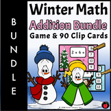 Winter Math Bundle: Winter Math Game and Winter Math Activ