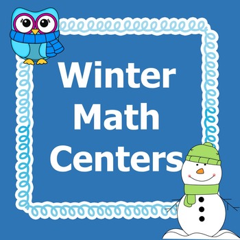 Preview of Winter Math Centers 4th Grade *Common Core*