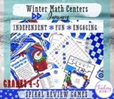 Winter Math Centers 5th Grade 