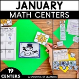 Winter Math Centers for Kindergarten