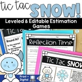 Winter Math Centers Games Activities Estimation February 3