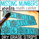 Winter Math Centers- Missing Numbers 1-10