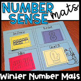 Winter Math Centers- Number Sense Mats Numbers 0-20