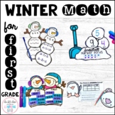Winter Math Craftivities for First Grade {Fact Families, E