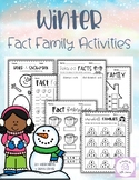 Winter Math Fact Family Worksheets + Activities Fact Famil