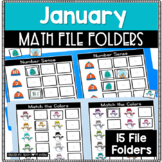 Winter Math File Folders and Activities | JANUARY