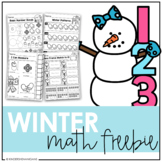 Winter Math Freebie