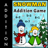 Winter Math Games 1st Grade: Snowman Addition Winter Math 