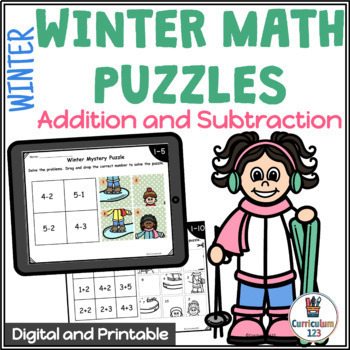 winter math games activities digital and printable puzzle freebie