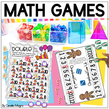 Preview of Winter Math Games No Prep Math Centers
