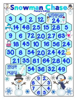 4Th Grade Winter Math - 4Th Grade Print And Play Winter Math Games By Math Mojo