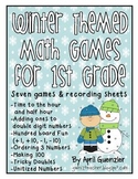 Winter Math Games for 1st Grade