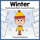 Winter Math Journal Prompts 4th Grade | Math Warm-ups | Mo