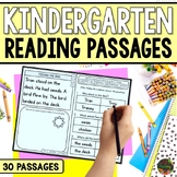 Kindergarten Reading Comprehension Passages with Multiple 