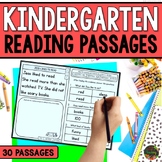 Kindergarten Reading Passages with Multiple Choice Compreh